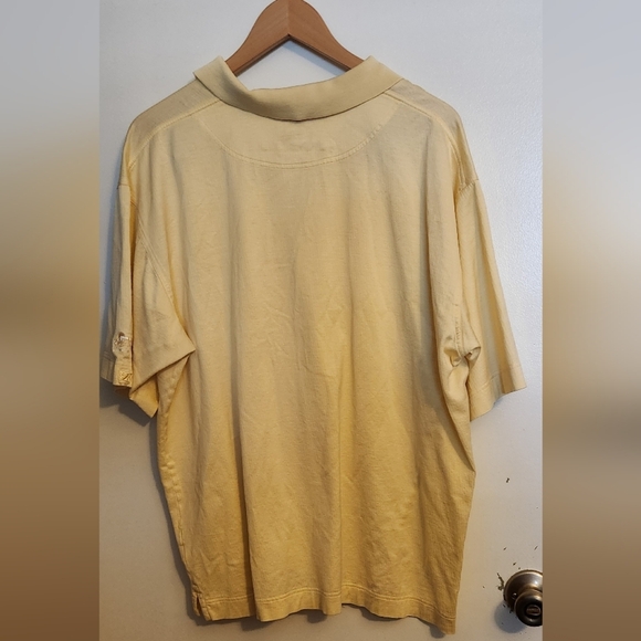 Cutter & Buck Men's Cream Polo Shirt - Picture 6 of 6